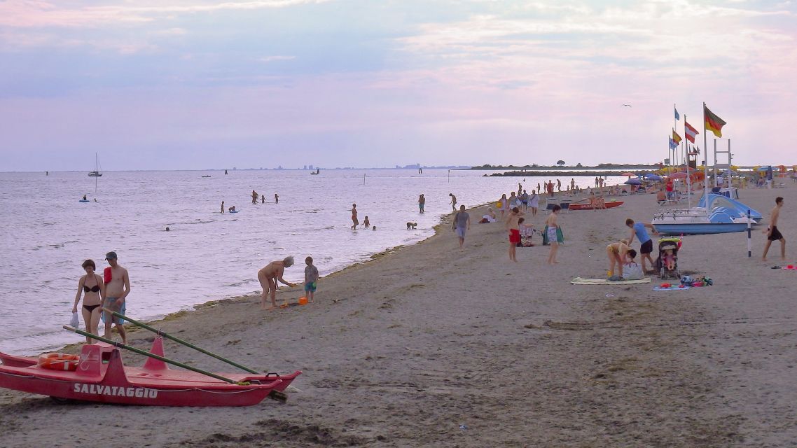Italien-Sandstrand-Adria
