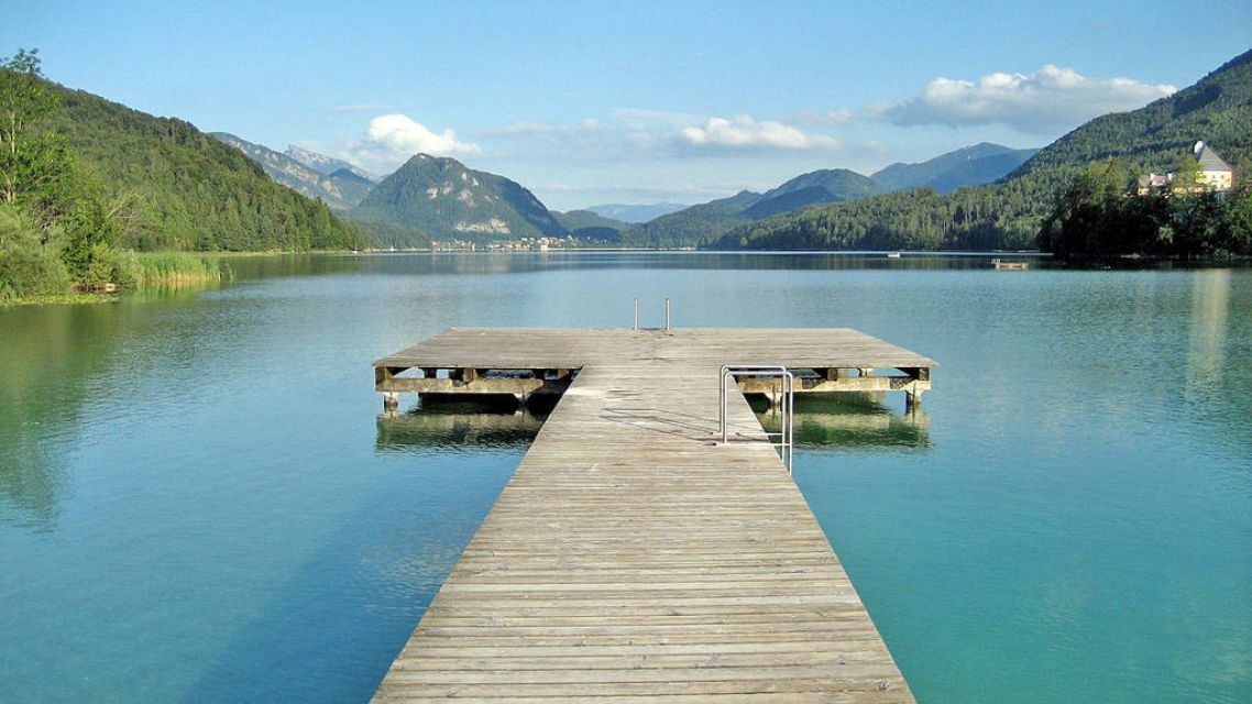 Salzkammergut-Fuschlsee-Badesteg
