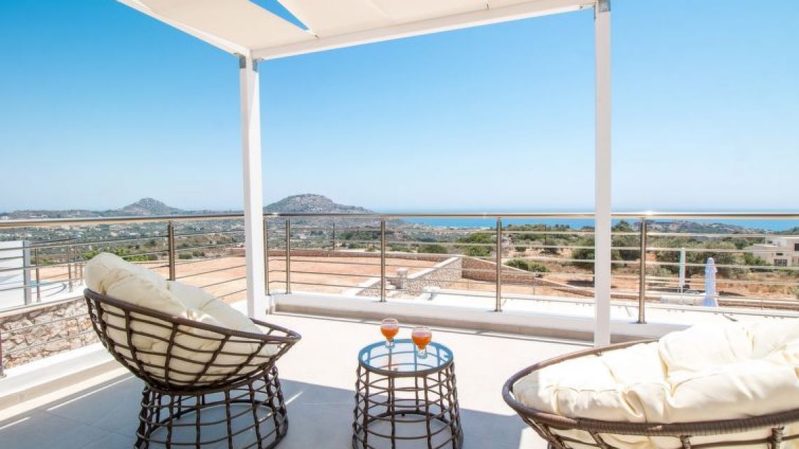 Ferienvilla-Meerblick-Rhodos