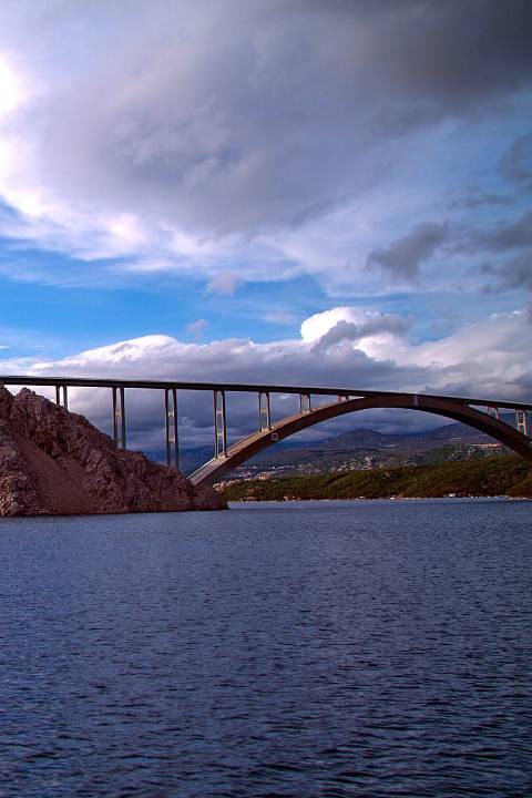 Kroatien-Brücke-Krk