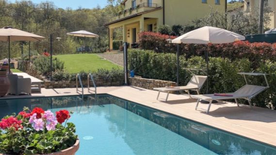 Toskana-Ferienhaus-Pool